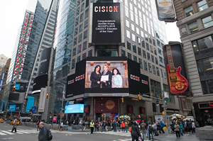 Jennifer Krupa at Times Square